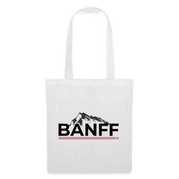 Banff Canada Mountain Peak - Stoffbeutel - Weiß - Vorne