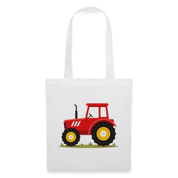 Süßer roter Traktor Bauernhofleben Landwirtschaft Kinder-Tee - Stoffbeutel - Weiß - Vorne