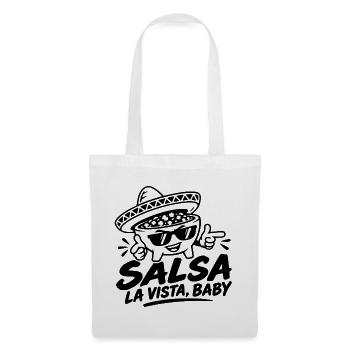 Salsa La Vista, Baby! - Stoffbeutel - Weiß - Vorne