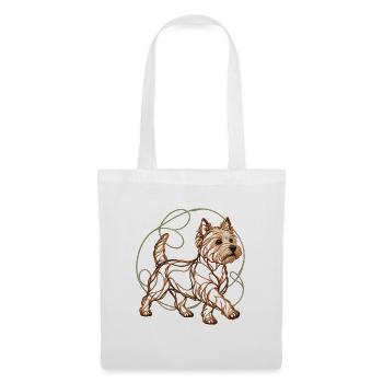 West Highland White Terrier - Stoffbeutel - Weiß - Vorne