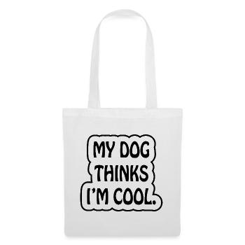 Dog dog - Stoffbeutel - Weiß - Vorne