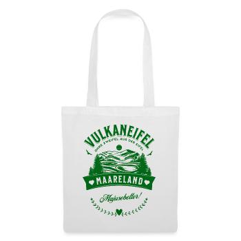 Vulkaneifel Ohne Zweifel Aus Der Eifel Maareland - Stoffbeutel - Weiß - Vorne
