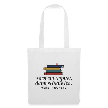 Noch ein Kapitel: Schlafdrama - Stoffbeutel - Weiß - Vorne