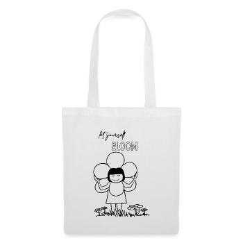 Let yourself BLOOM - Stoffbeutel - Weiß - Vorne