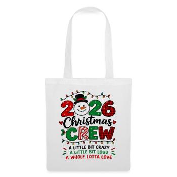 Christmas Crew 2026 Matching-Familienfeiertag - Stoffbeutel - Weiß - Vorne