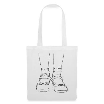 Süße Schuhe - Stoffbeutel - Weiß - Vorne