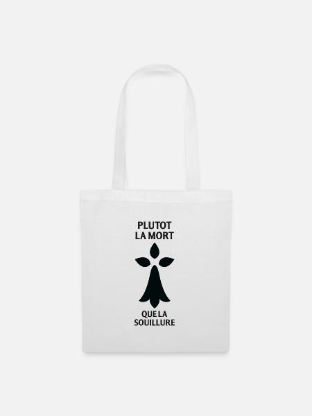 Lieber Tod als Entweihung Geschenk-T-Shirt... - Stoffbeutel - Weiß