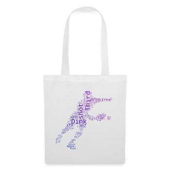 Pickleball Profi Geschenk für Pickleballspiel Fans - Stoffbeutel - Weiß - Vorne