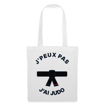 I Can't I Judo - Judoka Humor-Geschenk - Stoffbeutel - Weiß - Vorne