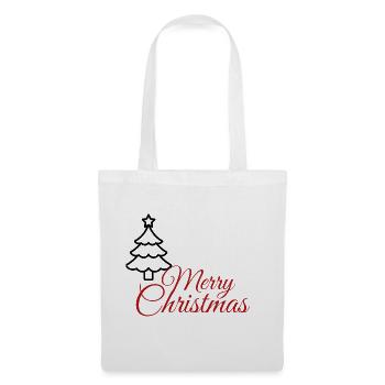 Frohe – Weihnachten – - Stoffbeutel - Weiß - Vorne