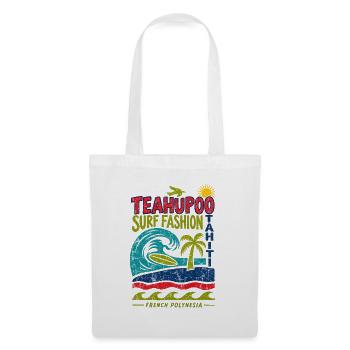 Teahupo'o Surf Fashion Tahiti - Stoffbeutel - Weiß - Vorne