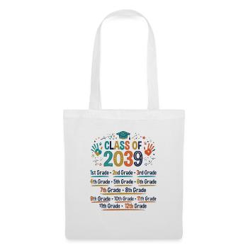 Abschlussjahrgang 2039 Regenbogen - Stoffbeutel - Weiß - Vorne