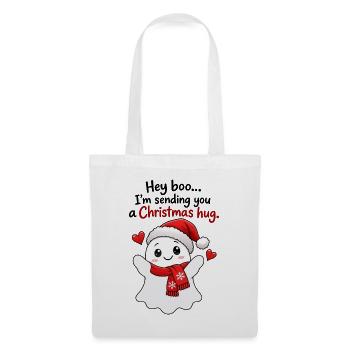 Niedlicher Weihnachtsgeist Boo Humor - Stoffbeutel - Weiß - Vorne