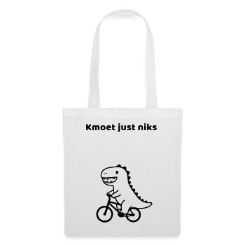 Kmoet just nothing, Antwerpener Dialekt Shirts - Stoffbeutel - Weiß - Vorne