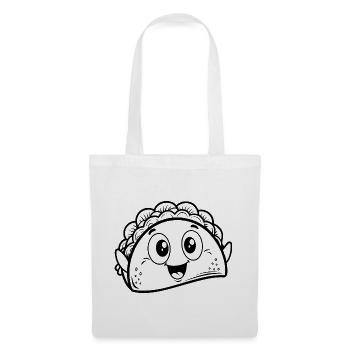 Happy Taco - Stoffbeutel - Weiß - Vorne