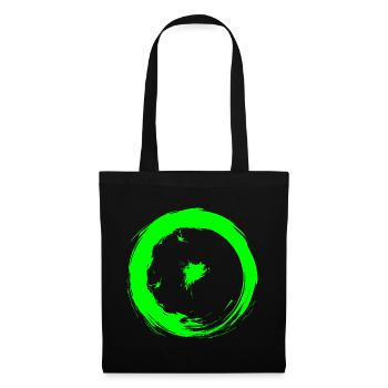 Astronomische Symbole Sonne grün - Stoffbeutel - Schwarz - Vorne