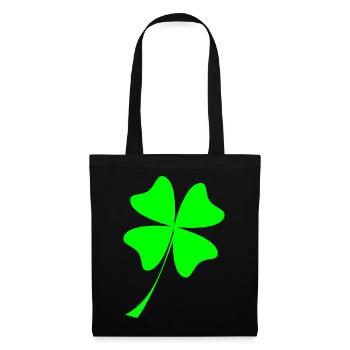 TREFLE. FREITAG, 13. - GLÜCK. - GLÜCK. Lotto. IRISH - Stoffbeutel - Schwarz - Vorne
