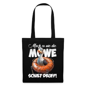 Naughty seagull #lovely toons - Tote Bag - black - Front