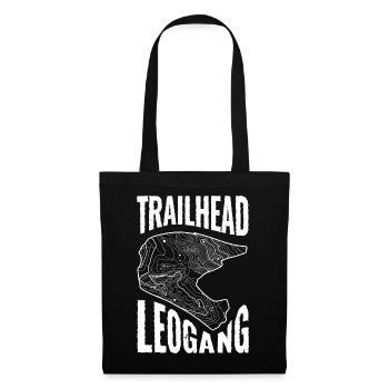 Mountainbike T-Shirt Trailhead Leogang - Stoffbeutel - Schwarz - Vorne
