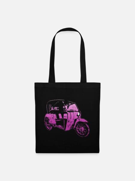DDR Duo Kult-Oldtimer - Stoffbeutel - Schwarz