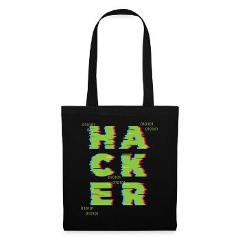Hacker 0101 - Stoffbeutel - Schwarz - Vorne