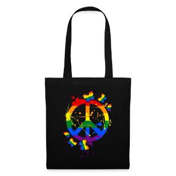 LGBT - Stoffbeutel - Schwarz - Vorne