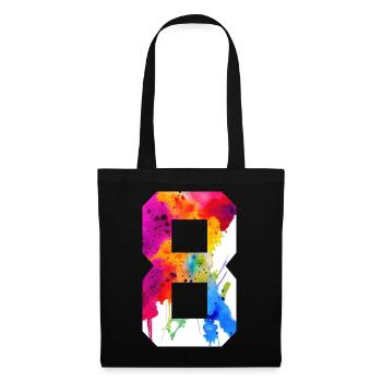 NUMBER 8 YEARS OLD 8TH BIRTHDAY - Tote Bag - black - Front