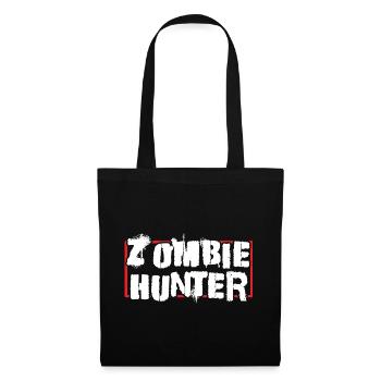 Zombie Jäger - Stoffbeutel - Schwarz - Vorne
