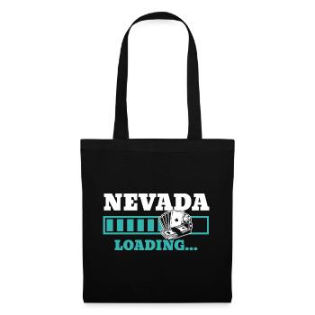 Nevada Laden USA Staat Amerika Reisen Nevadan - Stoffbeutel - Schwarz - Vorne