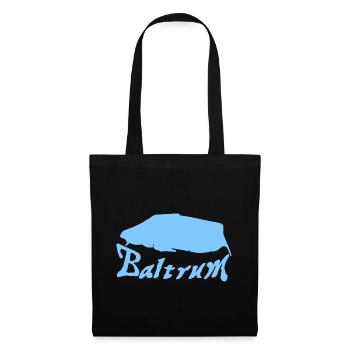 Baltrum Tattoo - Stoffbeutel - Schwarz - Vorne