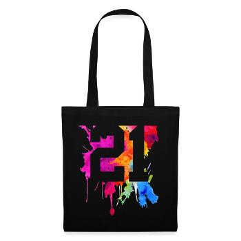 21 YEARS OLD 21ST BIRTHDAY - Tote Bag - black - Front