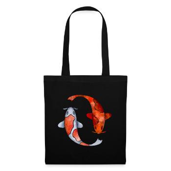 Koi - Stoffbeutel - Schwarz - Vorne