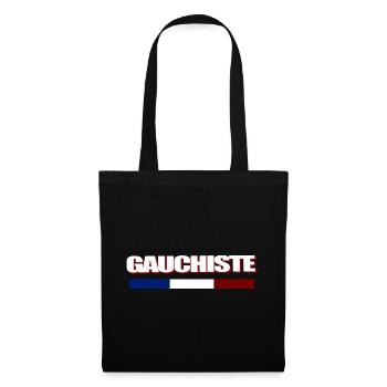 Gauchiste - Sac en tissu - noir - Devant