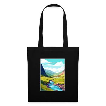 Hohe Tasse Nick Cumbria Vintage Reiseposter WPA - Stoffbeutel - Schwarz - Vorne