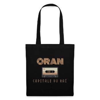 Oran Hauptstadt von Rai - Stoffbeutel - Schwarz - Vorne