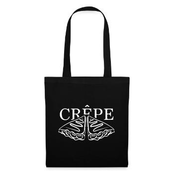 Frischer Crêpe Bretagne Spezialität - Stoffbeutel - Schwarz - Vorne