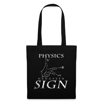 physicist - Tote Bag - black - Front