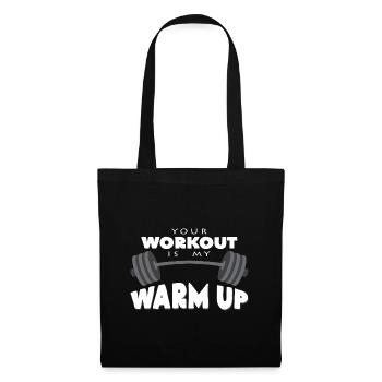 dumbbell - Tote Bag - black - Front