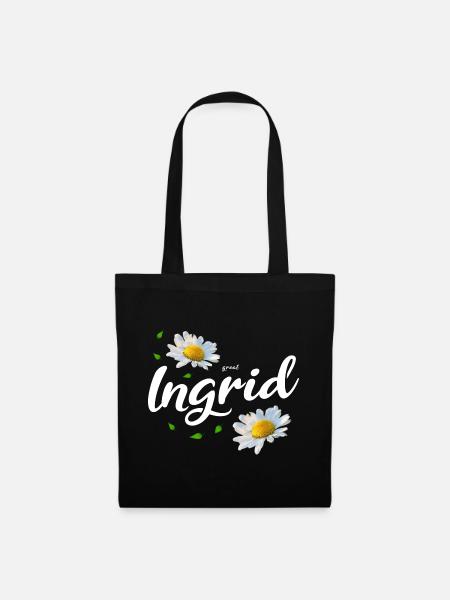 Ingrid - Stoffbeutel - Schwarz