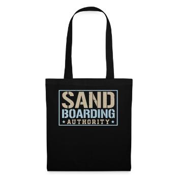 Sanboarding Behörde Boardsport Sandboarding - Stoffbeutel - Schwarz - Vorne