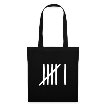 6 birthday tally sheet 6 years old - Tote Bag - black - Front