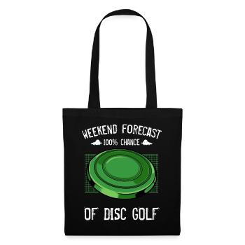 frisbee - Sac en tissu - noir - Devant