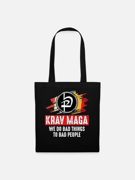 Krav Maga - Stoffbeutel - Schwarz