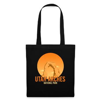 Utah Nationalpark - Stoffbeutel - Schwarz - Vorne