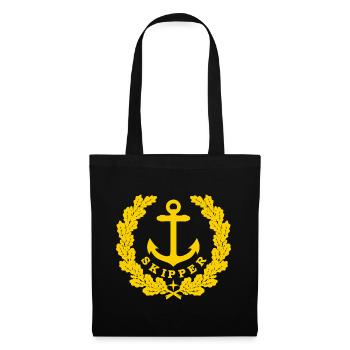 Skipper Anchor Logo or - Sac en tissu - noir - Devant