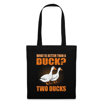 Ducks - Stoffbeutel - Schwarz - Vorne