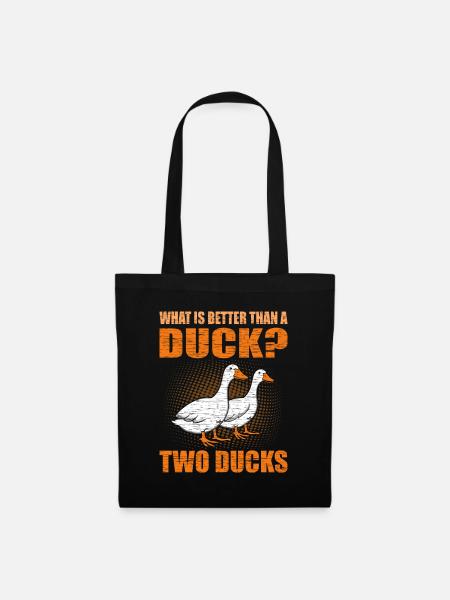 Ducks - Stoffbeutel - Schwarz