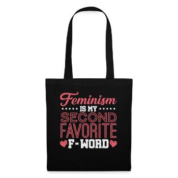 Feminismus - Stoffbeutel - Schwarz - Vorne