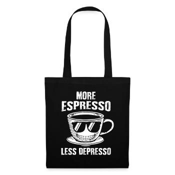 Espresso - Stoffbeutel - Schwarz - Vorne