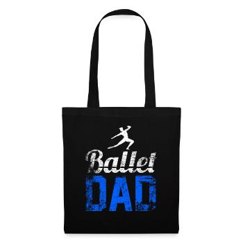 Ballet Dad - Stoffbeutel - Schwarz - Vorne